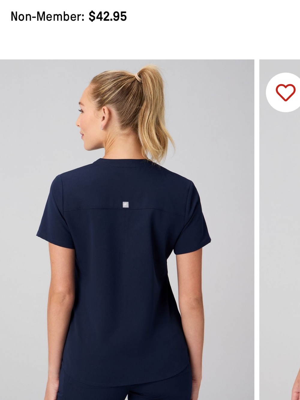 Fabletics Scrub Top - Picture 2 of 5
